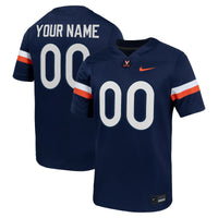 Virginia Cavaliers Football Jersey, Navy Sportswear Jersey Shirt, Lightweight Breathable Athletic Jersey, Casual Gift for Men, Style 202143836