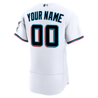 Miami Marlins Baseball Jersey, White Sportswear Jersey Shirt, Lightweight Breathable Athletic Jersey, Casual Gift for Men, Style 2001916807