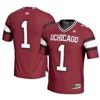 UChicago Maroons Football Jersey, Maroon Sportswear Jersey Shirt, Lightweight Breathable Athletic Jersey, Casual Gift for Men, Style 200496611