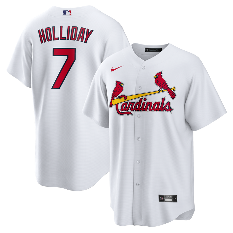 Matt Holliday St. Louis Cardinals Baseball Jersey, White Sportswear Jersey Shirt, Lightweight Breathable Athletic Jersey, Casual Gift for Men
