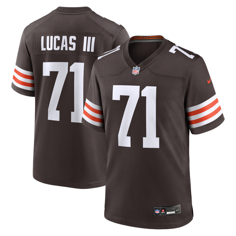 Cornelius Lucas Cleveland Browns Football Jersey, Brown Sportswear Jersey Shirt, Lightweight Breathable Athletic Jersey, Casual Gift for Men