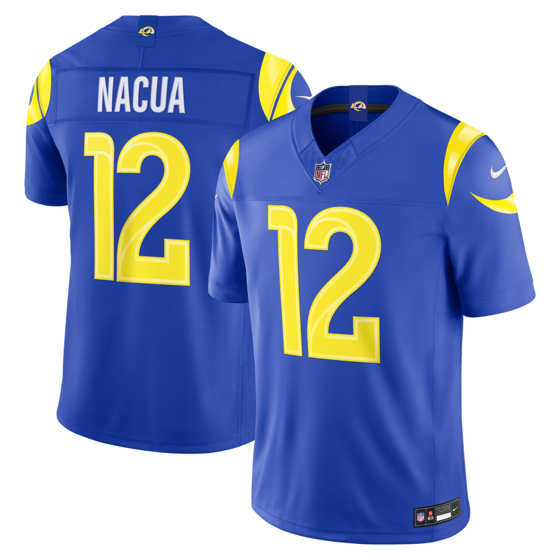 Puka Nacua Los Angeles Rams Football Jersey, Royal Limited Sportswear Jersey Shirt, Lightweight Breathable Athletic Jersey, Casual Gift for Men