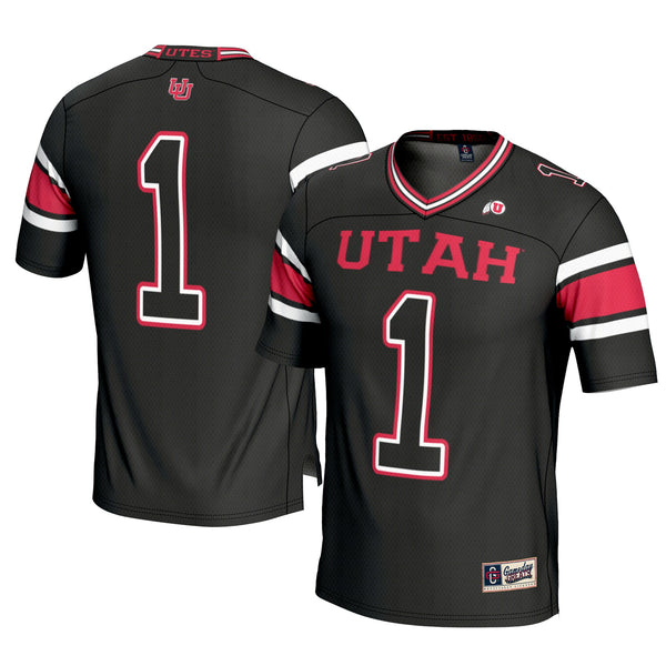 #1 Utah Utes Football Jersey - Black