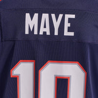 Drake Maye New England Patriots Football Jersey, Navy Game Sportswear Jersey Shirt, Lightweight Breathable Athletic Jersey, Casual Gift for Men
