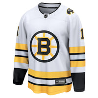 Jeremy Swayman Boston Bruins Hockey Jersey, White Breakaway Away Sportswear Jersey Shirt, Long Sleeve Hockey Sweater Jersey, Casual Gift for Men