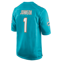 Chris Johnson Miami Dolphins Football Jersey, Aqua Game Sportswear Jersey Shirt, Lightweight Breathable Athletic Jersey, Casual Gift for Men
