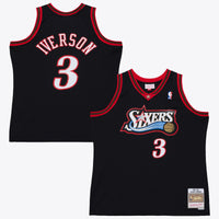 Philadelphia 76ers Basketball Jersey, Black Authentic Sportswear Jersey Shirt, Sleeveless Athletic Tank Jersey, Casual Gift for Men
