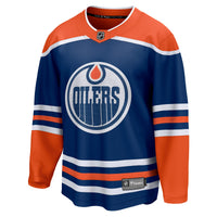 Edmonton Oilers Hockey Jersey, Royal Breakaway Sportswear Jersey Shirt, Long Sleeve Hockey Sweater Jersey, Casual Gift for Men, Style 5143783