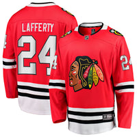 Sam Lafferty Chicago Blackhawks Hockey Jersey, Sportswear Jersey Shirt, Long Sleeve Hockey Sweater Jersey, Casual Gift for Men, Style 203295003