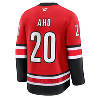 Sebastian Aho Carolina Hurricanes Hockey Jersey, Red Premium Sportswear Jersey Shirt, Long Sleeve Hockey Sweater Jersey, Casual Gift for Men