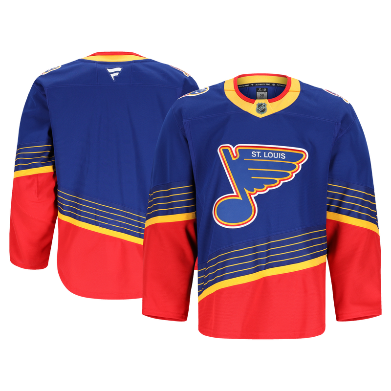 St. Louis Blues Hockey Jersey, Blue Authentic Sportswear Jersey Shirt, Long Sleeve Hockey Sweater Jersey, Casual Gift for Men, Style 203380470