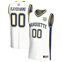 Marquette Golden Eagles Basketball Jersey, White Fashion Sportswear Jersey Shirt, Sleeveless Athletic Tank Jersey, Casual Gift for Men