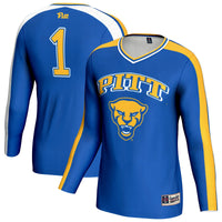 Pitt Panthers Volleyball Jersey, Royal Fashion Lightweight Sportswear Jersey Shirt, Lightweight Breathable Athletic Jersey, Casual Gift for Men