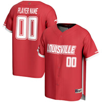 Louisville Cardinals Baseball Jersey, Red Sportswear Jersey Shirt, Lightweight Breathable Athletic Jersey, Casual Gift for Men, Style 201141633