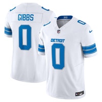 Jahmyr Gibbs Detroit Lions Football Jersey, White Limited Sportswear Jersey Shirt, Lightweight Breathable Athletic Jersey, Casual Gift for Men