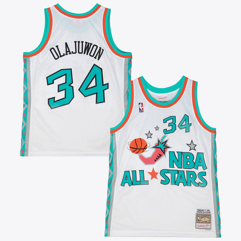 NBA Hakeem Olajuwon 1996 Swingman Authentic Jersey Basketball Jersey, Sportswear Jersey Shirt, Sleeveless Athletic Jersey, Casual Gift for Men