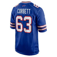 Austin Corbett Buffalo Bills Football Jersey, Royal Game Sportswear Jersey Shirt, Lightweight Breathable Athletic Jersey, Casual Gift for Men