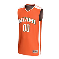 Miami Hurricanes Basketball Jersey, Orange Fashion Lightweight Sportswear Jersey Shirt, Sleeveless Athletic Tank Jersey, Casual Gift for Men