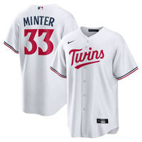A.J. Minter Minnesota Twins Baseball Jersey, White Replica Sportswear Jersey Shirt, Lightweight Breathable Athletic Jersey, Casual Gift for Men