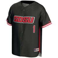 San Diego State Aztecs Baseball Jersey, Black Fashion Sportswear Jersey Shirt, Lightweight Breathable Athletic Jersey, Casual Gift for Men