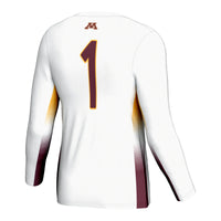 Minnesota Golden Gophers Volleyball Jersey, White Sportswear Jersey Shirt, Lightweight Breathable Athletic Jersey, Casual Gift for Men