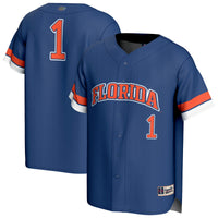 Florida Gators Baseball Jersey, Royal Fashion Lightweight Sportswear Jersey Shirt, Lightweight Breathable Athletic Jersey, Casual Gift for Men