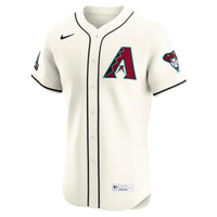 Arizona Diamondbacks Baseball Jersey, Cream Elite Home Sportswear Jersey Shirt, Lightweight Breathable Athletic Jersey, Casual Gift for Men