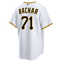 Lake Bachar Pittsburgh Pirates Baseball Jersey, White Sportswear Jersey Shirt, Lightweight Breathable Athletic Jersey, Casual Gift for Men