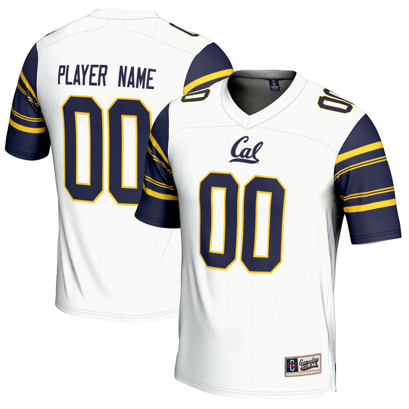 Cal Bears Football Jersey, White Sportswear Jersey Shirt, Lightweight Breathable Athletic Jersey, Casual Gift for Men, Style 200425393