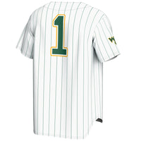 William & Mary Tribe Baseball Jersey, White Fashion Sportswear Jersey Shirt, Lightweight Breathable Athletic Jersey, Casual Gift for Men
