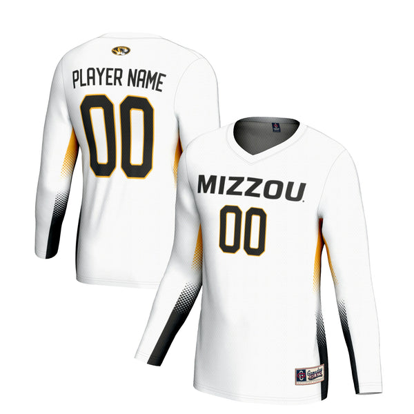 Missouri Tigers NIL Pick-A-Player Lightweight Volleyball Jersey – White
