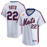 Juan Soto New York Mets Baseball Jersey, White Limited Sportswear Jersey Shirt, Lightweight Breathable Athletic Jersey, Casual Gift for Men