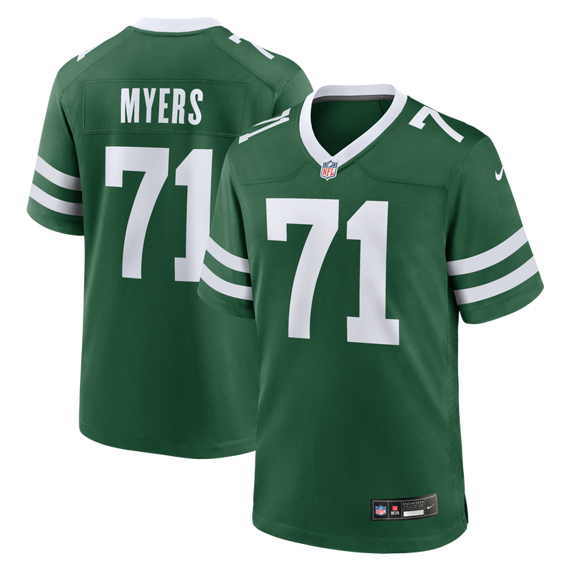 Josh Myers New York Jets Football Jersey, Green Game Sportswear Jersey Shirt, Lightweight Breathable Athletic Jersey, Casual Gift for Men