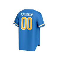 UCLA Bruins Softball Jersey, Blue Fashion Lightweight Sportswear Jersey Shirt, Lightweight Breathable Athletic Jersey, Casual Gift for Men
