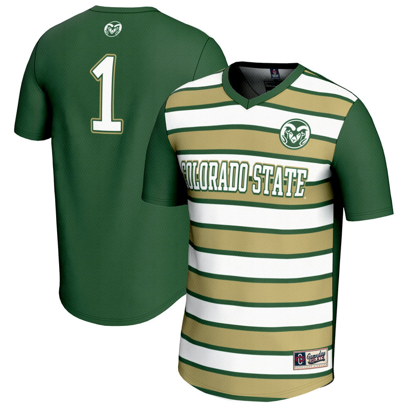 Colorado State Rams Soccer Jersey, Green Fashion Sportswear Jersey Shirt, Lightweight Breathable Athletic Jersey, Casual Gift for Men