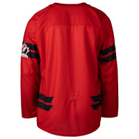 Hockey Canada Hockey Jersey, Red Sportswear Jersey Shirt, Long Sleeve Hockey Sweater Jersey, Casual Gift for Men