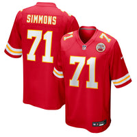 Josh Simmons Kansas City Chiefs Football Jersey, Sportswear Jersey Shirt, Lightweight Athletic Jersey, Casual Gift for Men, Style 203443682