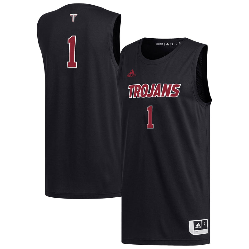 Troy University Trojans Basketball Jersey, Black Replica Sportswear Jersey Shirt, Sleeveless Athletic Tank Jersey, Casual Gift for Men