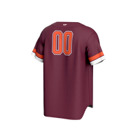 Virginia Tech Hokies Baseball Jersey, Sportswear Jersey Shirt, Lightweight Breathable Athletic Jersey, Casual Gift for Men, Style 203336073