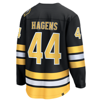 James Hagens Boston Bruins Hockey Jersey, Black Breakaway Sportswear Jersey Shirt, Long Sleeve Hockey Sweater Jersey, Casual Gift for Men