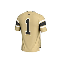 Wake Forest Demon Deacons Football Jersey, Gold Fashion Sportswear Jersey Shirt, Lightweight Breathable Athletic Jersey, Casual Gift for Men