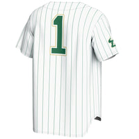 South Florida Bulls Baseball Jersey, White Fashion Sportswear Jersey Shirt, Lightweight Breathable Athletic Jersey, Casual Gift for Men