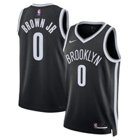 Mikel Brown Jr. Brooklyn Nets Basketball Jersey, Black Swingman Sportswear Jersey Shirt, Sleeveless Athletic Tank Jersey, Casual Gift for Men