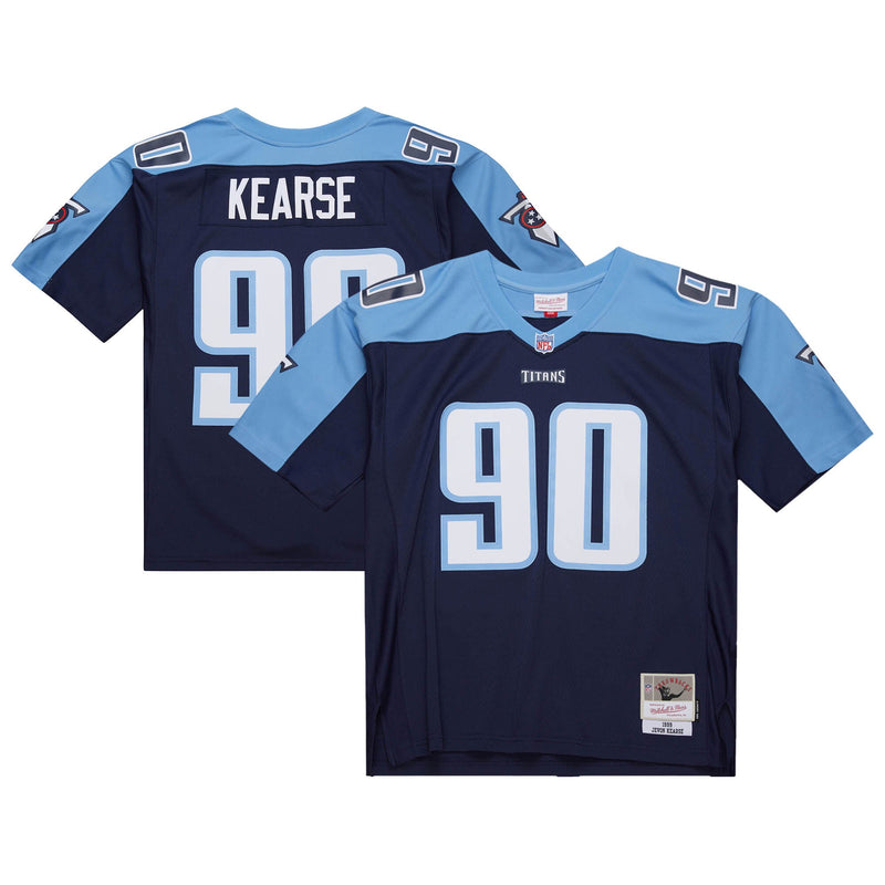 Jevon Kearse Tennessee Titans Football Jersey, Navy Replica Sportswear Jersey Shirt, Lightweight Breathable Athletic Jersey, Casual Gift for Men