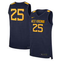 West Virginia Mountaineers Basketball Jersey, Sportswear Jersey Shirt, Sleeveless Athletic Tank Jersey, Casual Gift for Men, Style 201169613