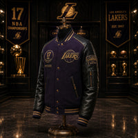 LAL Court Standard - Purple and Gold Varsity Silhouette