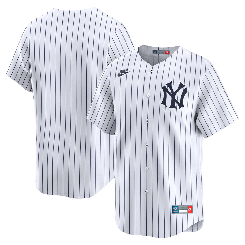 New York Yankees Baseball Jersey, White Limited Sportswear Jersey Shirt, Lightweight Breathable Athletic Jersey, Casual Gift for Men