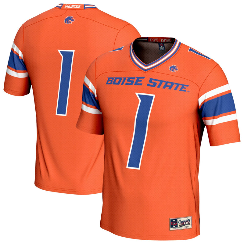 Boise State Broncos Football Jersey, Sportswear Jersey Shirt, Lightweight Breathable Athletic Jersey, Casual Gift for Men, Style 203579794