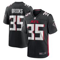 Natrone Brooks Atlanta Falcons Football Jersey, Black Game Sportswear Jersey Shirt, Lightweight Breathable Athletic Jersey, Casual Gift for Men