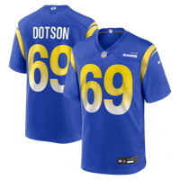 Kevin Dotson Los Angeles Rams Football Jersey, Royal Game Sportswear Jersey Shirt, Lightweight Breathable Athletic Jersey, Casual Gift for Men